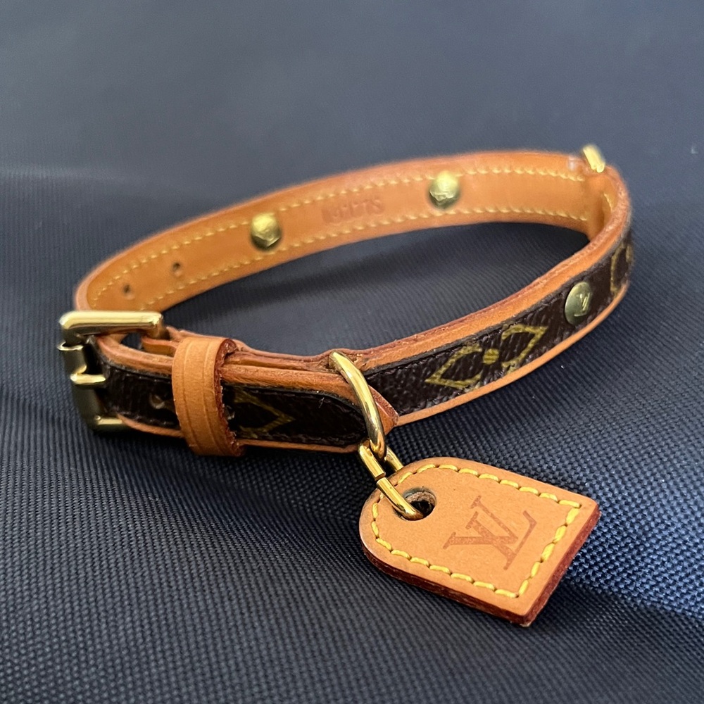Louis Vuitton Monogram Brown Pet Collar